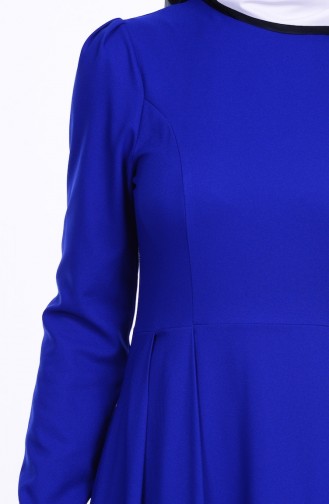 Pileli Elbise 1609-04 Saks