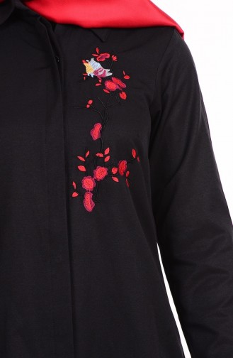 Embroidered Tunic 1167-01 Black 1167-01