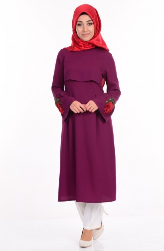 Embroidered Dress 1519-02  Purple  1519-02