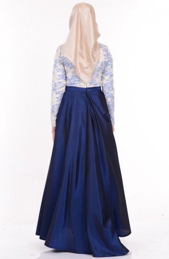 فستان للمناسبات لون  كحلي  9455-02