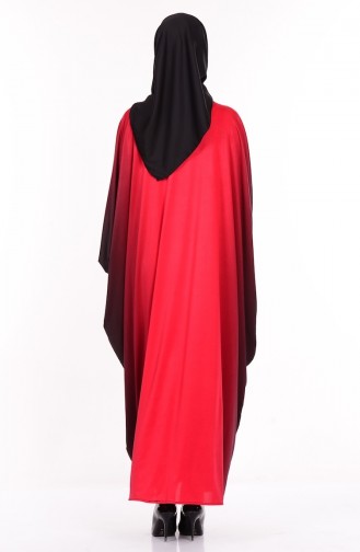 Red Hijab Dress 0601-01