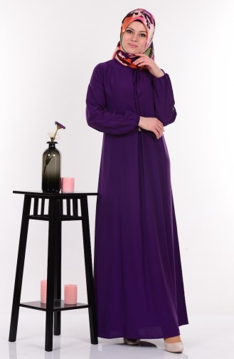 Sude Flared Dress 4074-01 Purple 4074-01