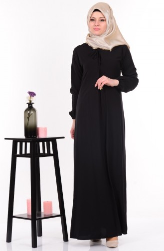 Weites Kleid 4074-06 Schwarz 4074-06