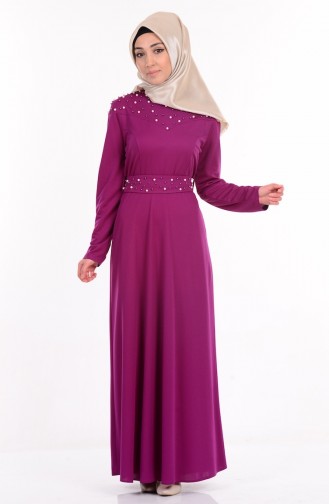 Robe Hijab Plum 2841-04