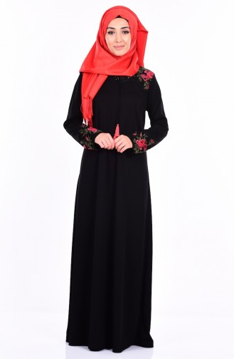 فستان أسود 81368-04