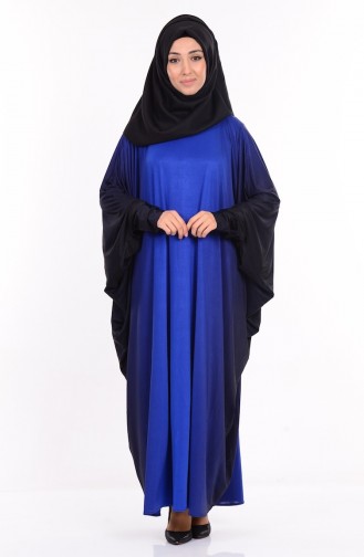 Robe Hijab Blue roi 0602-01