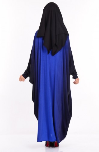 Saxe Hijab Dress 0602-01