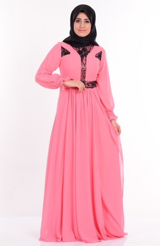 Rosa Hijab Kleider 2010-01