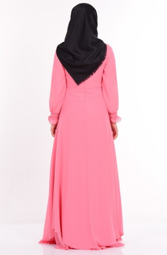 Rosa Hijab Kleider 2010-01
