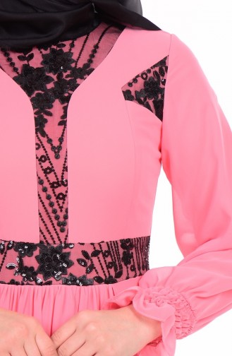 Rosa Hijab Kleider 2010-01