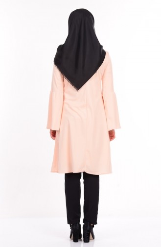 İspanyol Kol Detaylı Tunik 4013-11 Pudra