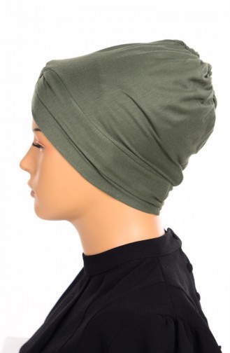 Bonnet Croisé 10 Vert Khaki 10