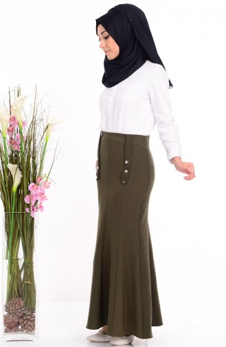 Khaki Skirt 15018-03