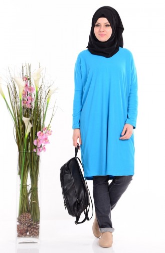Yarasa Kol Tunik 0726-03 Mavi