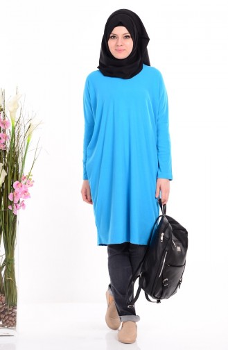 Yarasa Kol Tunik 0726-03 Mavi