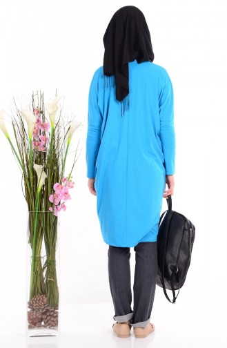 Yarasa Kol Tunik 0726-03 Mavi