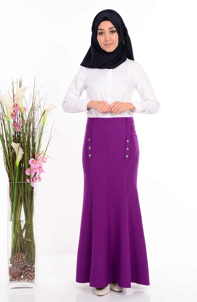 Balık Etek 15018-02 Mor