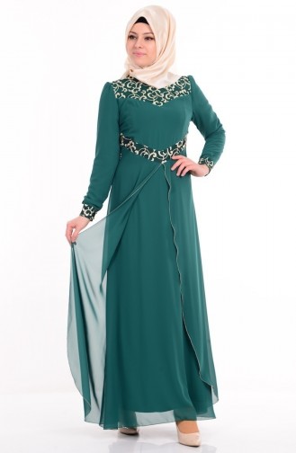 Emerald İslamitische Avondjurk 4107-05