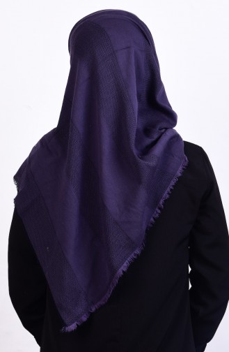 Dark Purple Sjaal 03