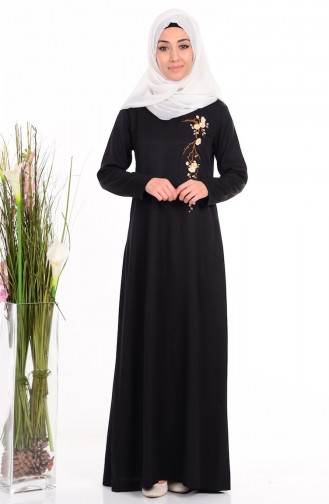 Robe Hijab Noir 5492-01