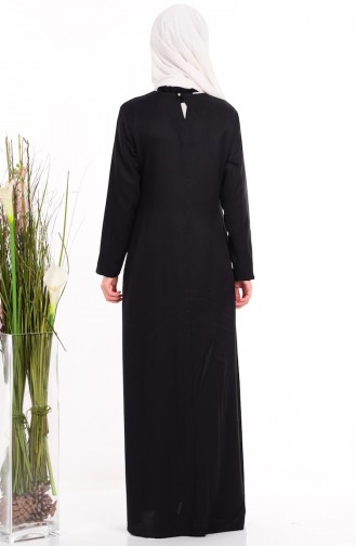 Robe Hijab Noir 5492-01