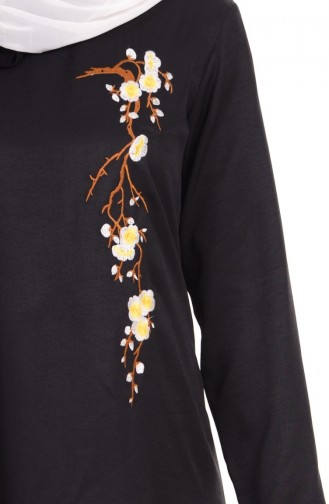 Robe Hijab Noir 5492-01