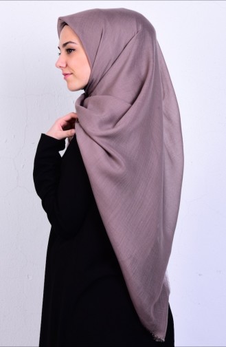 Büyük Boy Cotton Eşarp 50111-21 Vizon
