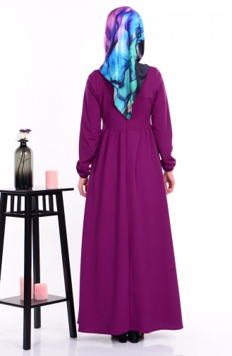 Robe Hijab Violet 1050-08