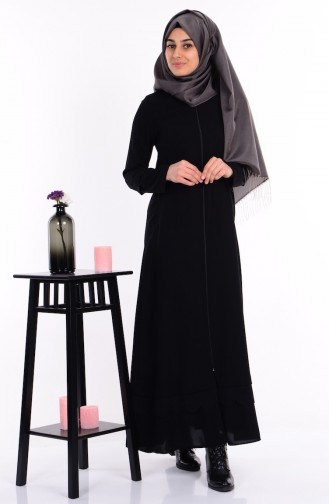 Judge Collar Abaya 6115-01 Black 46115-01