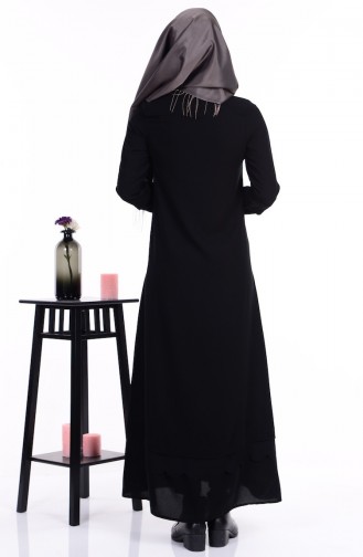 Judge Collar Abaya 6115-01 Black 46115-01