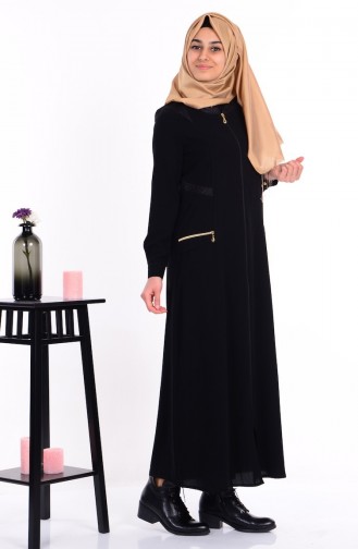 Black Abaya 7215-01