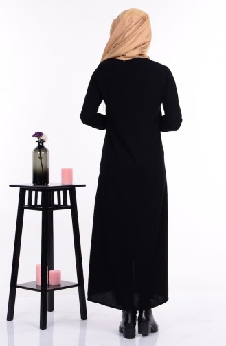 Black Abaya 7215-01