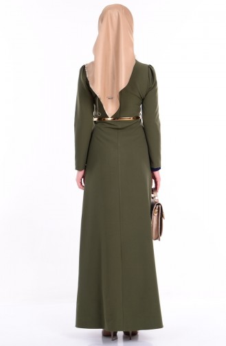 Grün Hijab-Abendkleider 5011-01