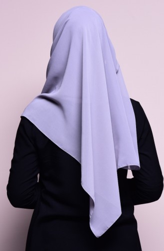 Boneli Çapraz Krep Şal-15 Gri