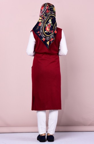 Claret Red Knitwear 3910-06
