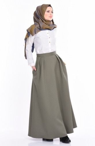 Khaki Skirt 2644-06