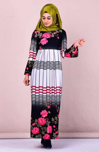 Robe Hijab Noir 2066-01