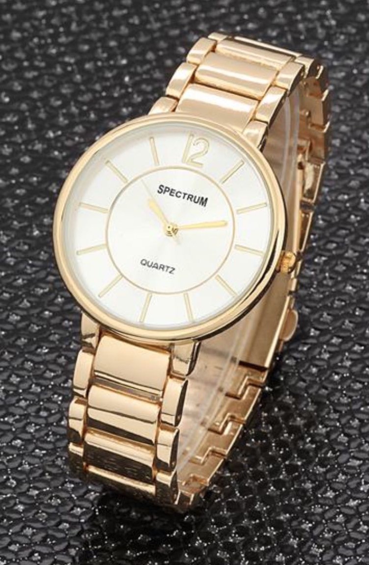 Golden Wrist Watch 7277 Sefamerve Golden Wrist Watch 7277 Sefamerve