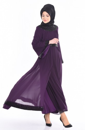 Lila Hijab-Abendkleider 2012-05