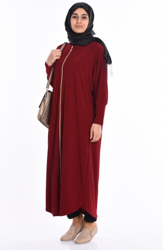 Claret Red Abaya 17721-04