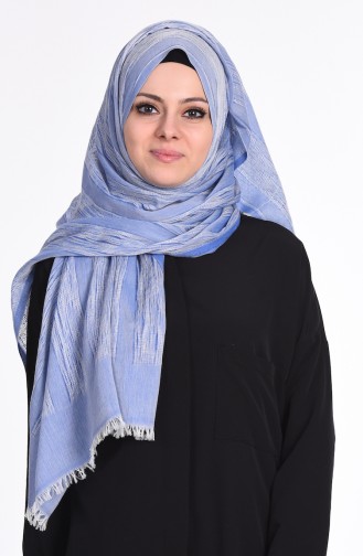 Tilla Cotton Shawl  75000-13 Blue 13