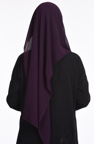 Chiffon Shawl 60012-05 Dark Purple 05