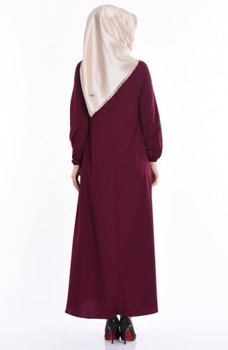 Light Damsons İslamitische Jurk 28892-13