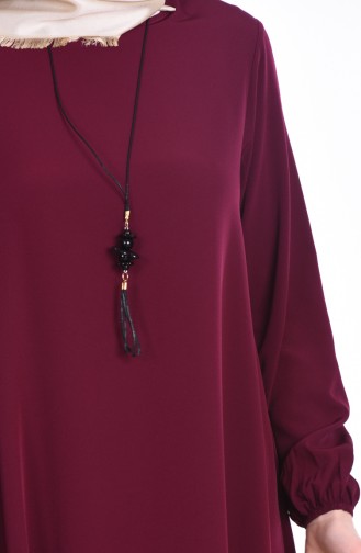 Light Damsons İslamitische Jurk 28892-13