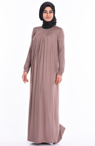 Mink Hijab Dress 0727-08