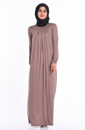 Mink Hijab Dress 0727-08