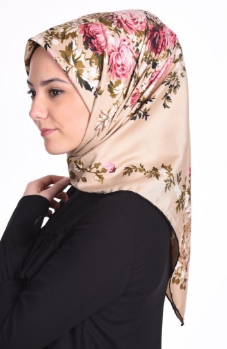 Dark Beige Hoofddoek 08