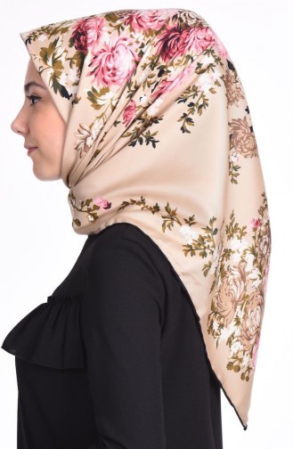 Dark Beige Hoofddoek 08