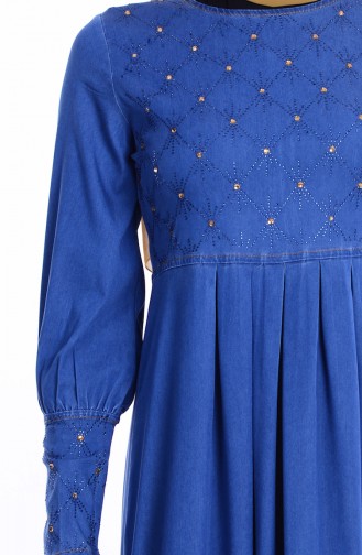 Blue Hijab Dress 1152-01