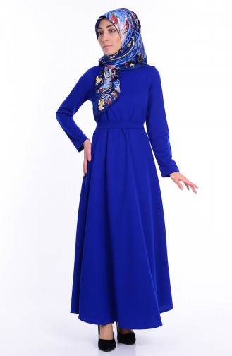 Kemerli Mevlana Elbise 1863-05 Saks